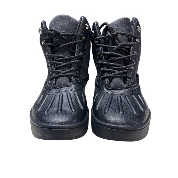 Nautica New Bedford Weather-Resistant Insulated Duck Boot in Black Canvas Men 7 - Picture 2 of 9